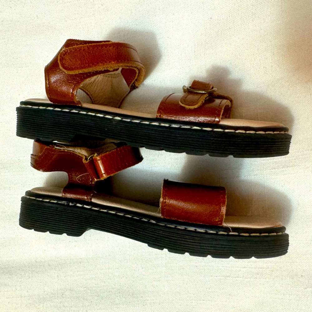 Piper Finn | Lug Soled Sandal in Cognac | 11 - Picture 3 of 6